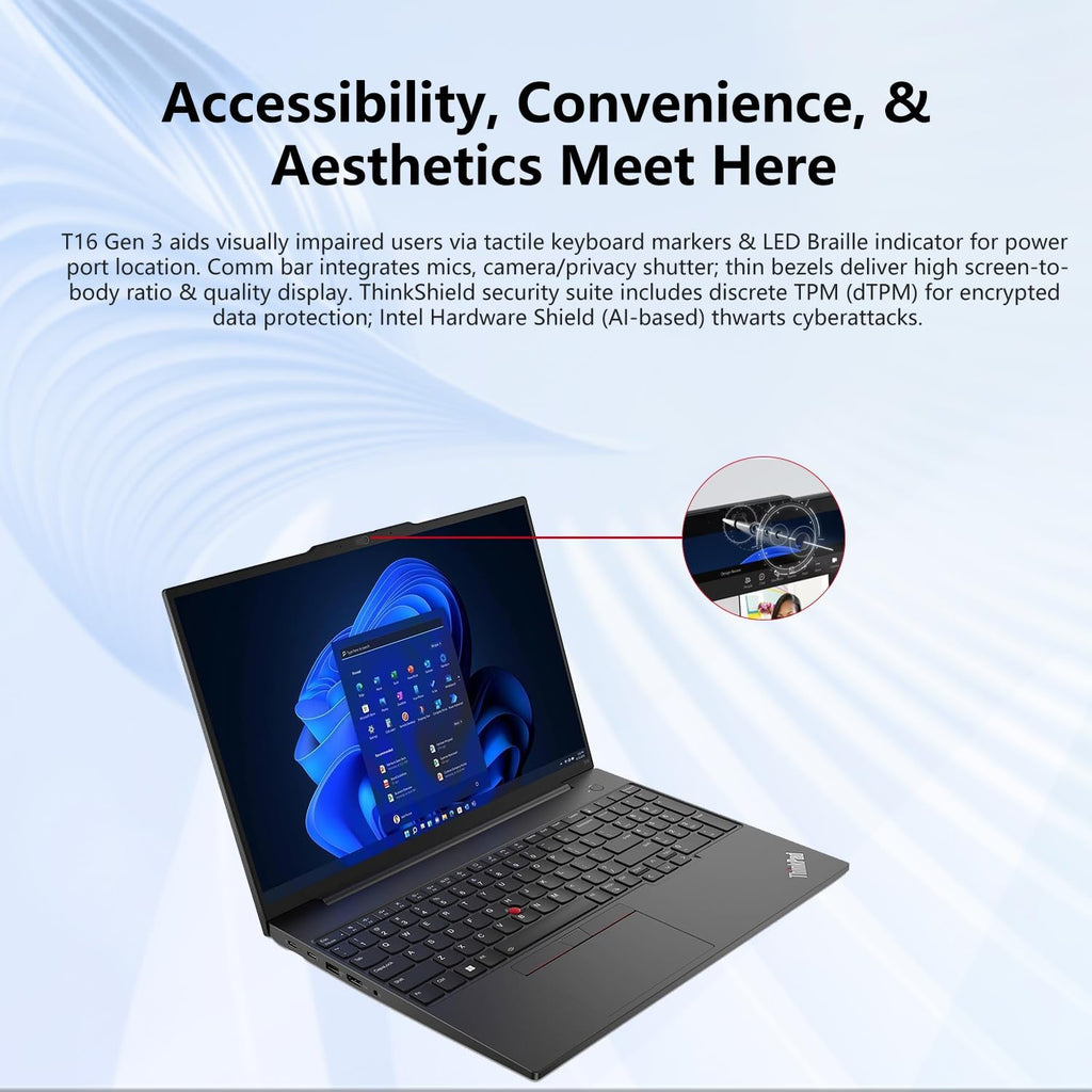 V14 Gen 4 Business Laptop, 14" FHD Anti-Glare, Intel 10-Core I7-1355U, 16GB RAM, 1TB SSD, Webcam with Privacy Shutter, Wi-Fi 6, HDMI, Windows 11 Pro, Black, Bundle with Wireless Mouse